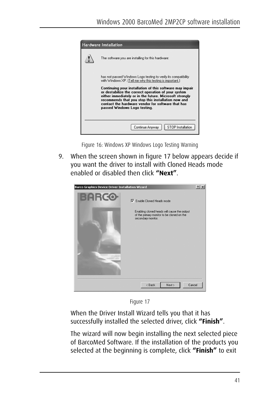 Barco DICOM THEATER MGP 15 User Manual | Page 41 / 102
