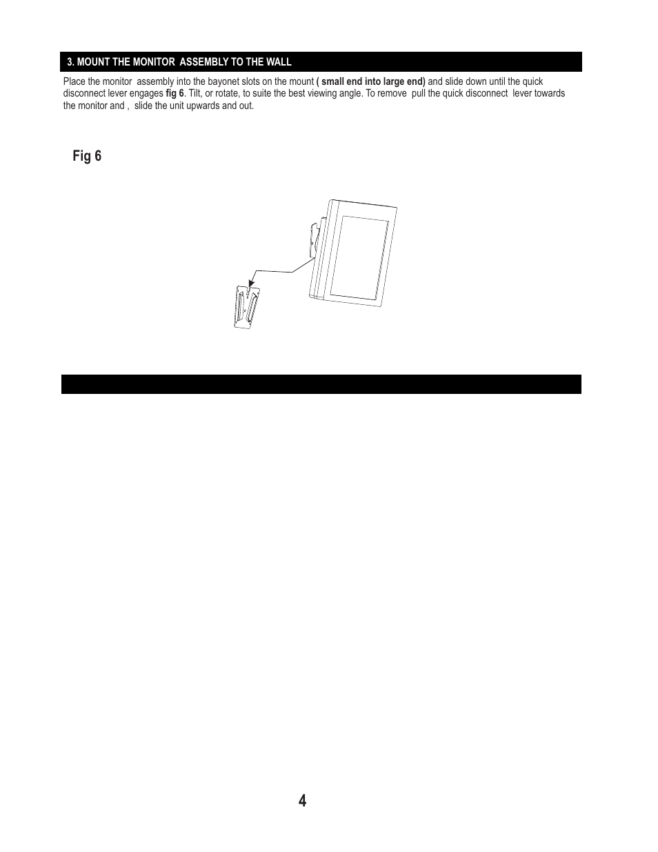 Fig 6 | PDR Mounts MDWM50 User Manual | Page 4 / 4