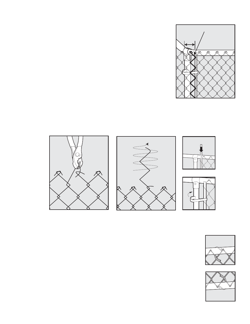 Corte la trama, Asegure la trama | Petsafe 2-in-1 Dog Kennel User Manual | Page 24 / 28