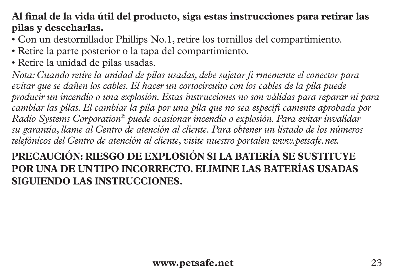 Petsafe 250 m Add-A-Dog® Extra Receiver Collar User Manual | Page 23 / 36