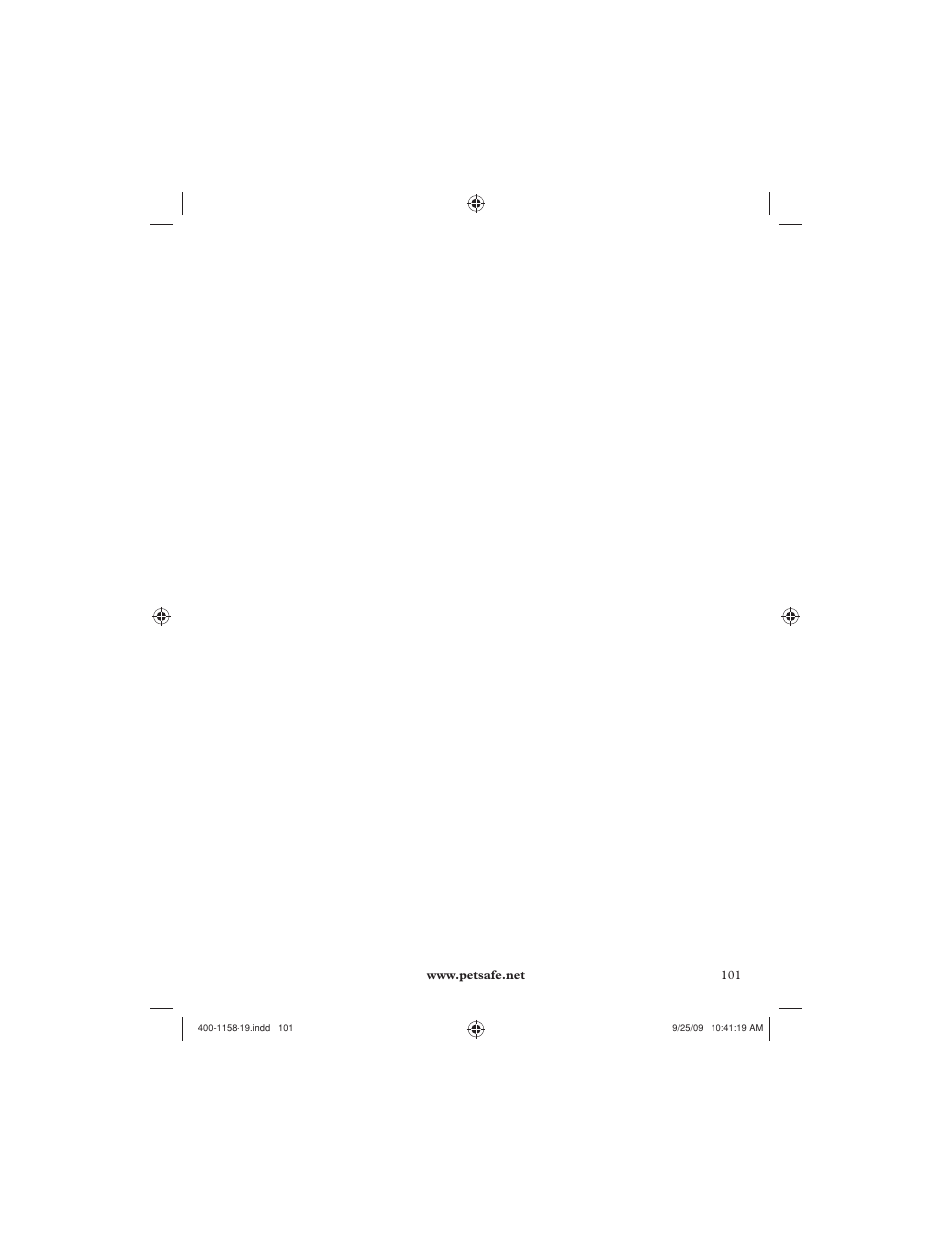 Petsafe 250 m Remote Trainer User Manual | Page 101 / 104