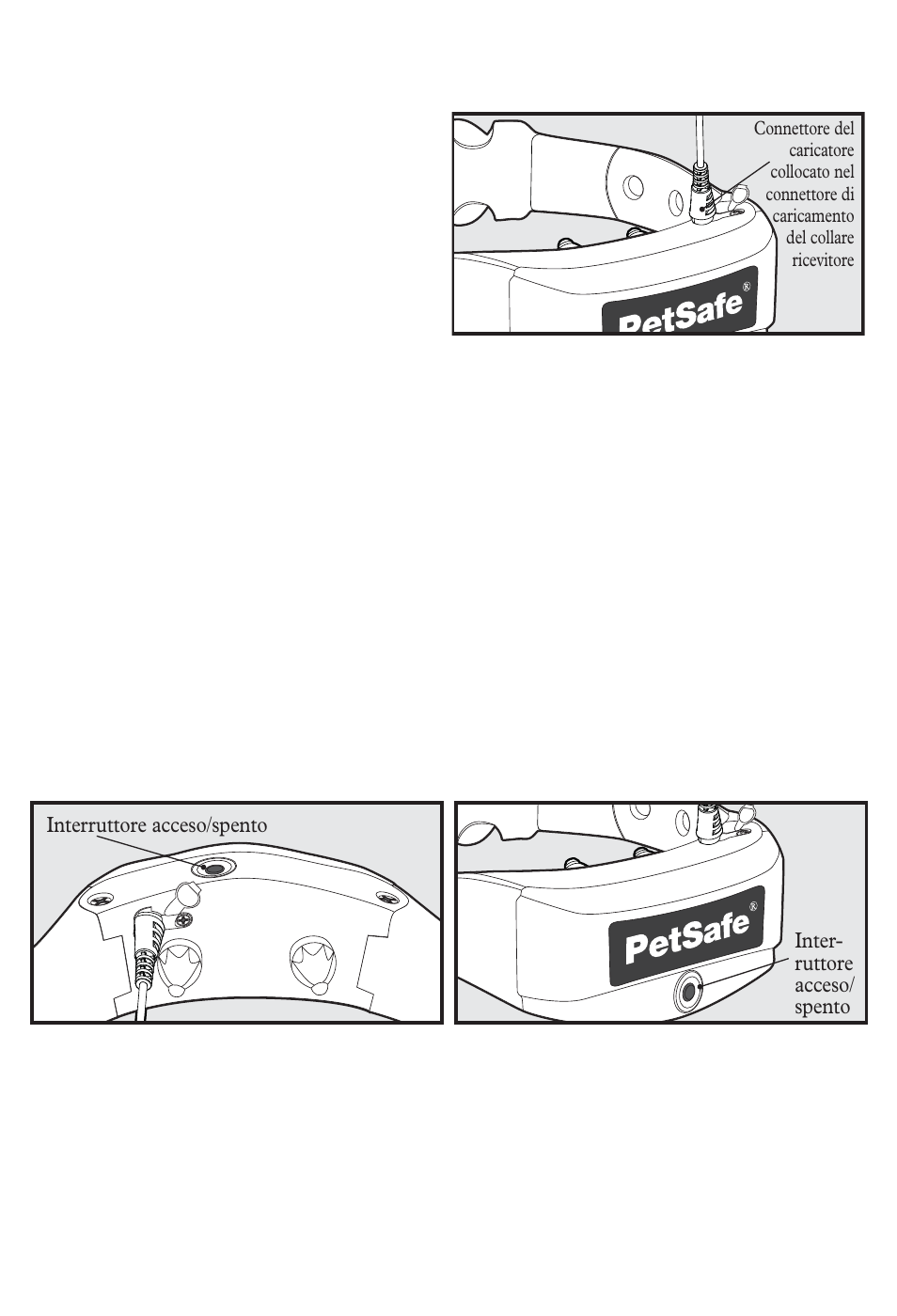 Per accendere il collare ricevitore, Per spegnere il collare ricevitore | Petsafe 350 m Add-A-Dog® Extra Receiver Collar User Manual | Page 102 / 164