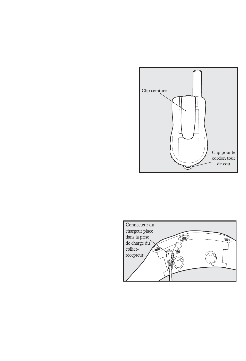 Bouton booster +2, Préparation du collier-récepteur, Étape | Clip ceinture de l'émetteur | Petsafe 350 m Add-A-Dog® Extra Receiver Collar User Manual | Page 32 / 164