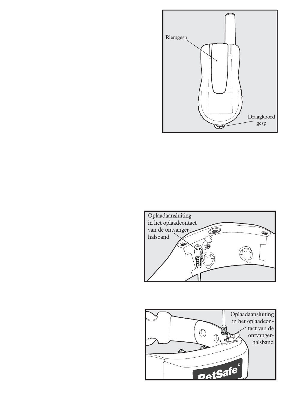 Voorbereiden van de ontvangerhalsband, Stap, Afstandszender riemclip | Petsafe 350 m Add-A-Dog® Extra Receiver Collar User Manual | Page 55 / 164