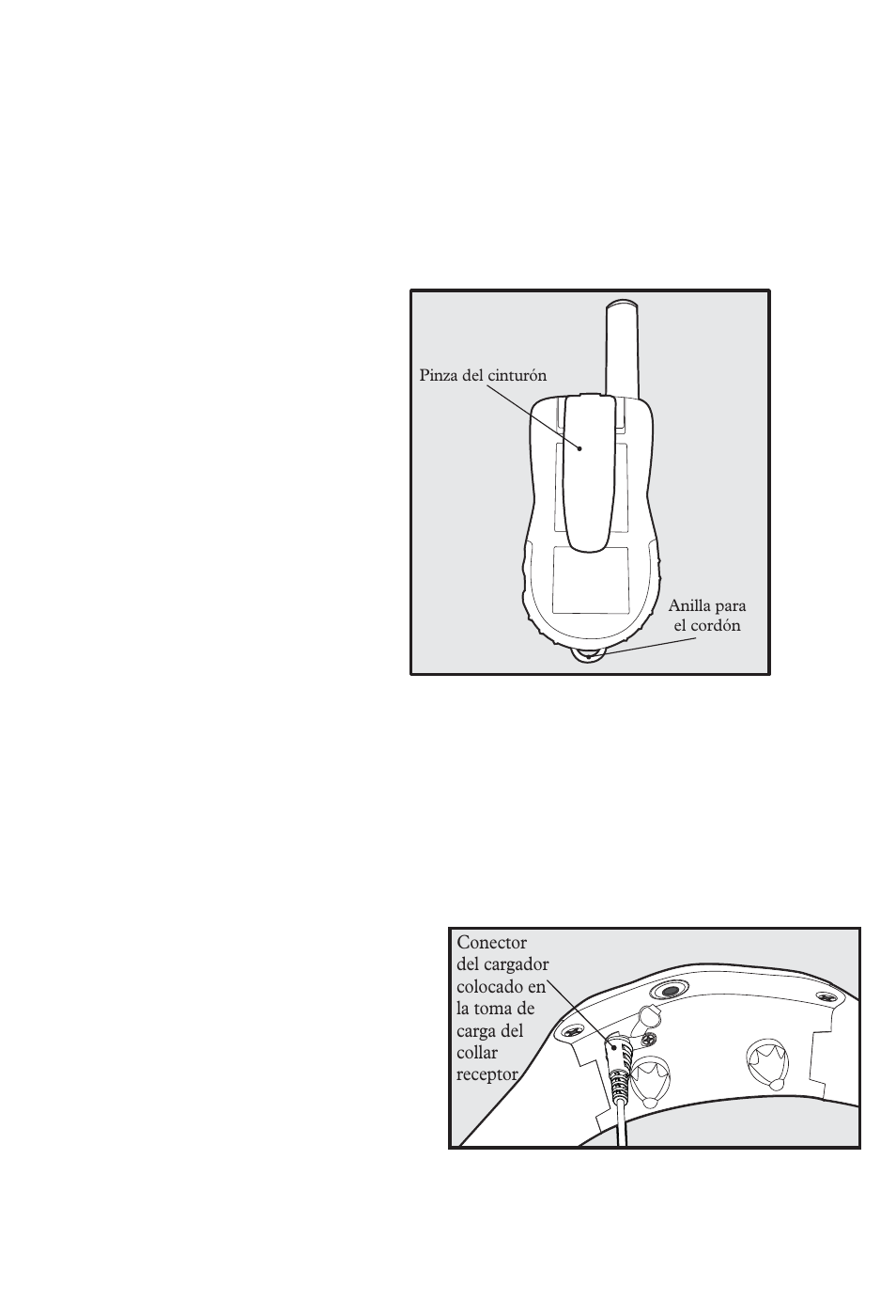 Preparación del collar receptor, Paso, Clip de cinturón para el transmisor | Petsafe 350 m Add-A-Dog® Extra Receiver Collar User Manual | Page 78 / 164