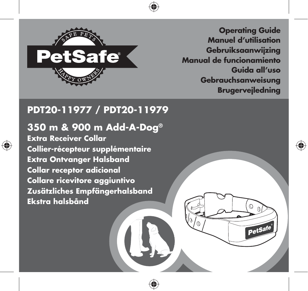 Petsafe 350 m Add-A-Dog® Extra Receiver Collar User Manual | 32 pages