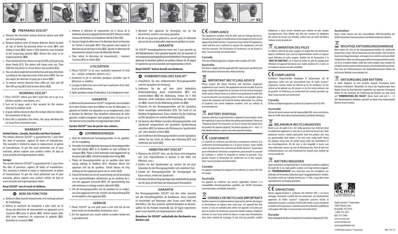 Petsafe 350 m Little Dog Deluxe Remote Trainer User Manual | Page 2 / 2