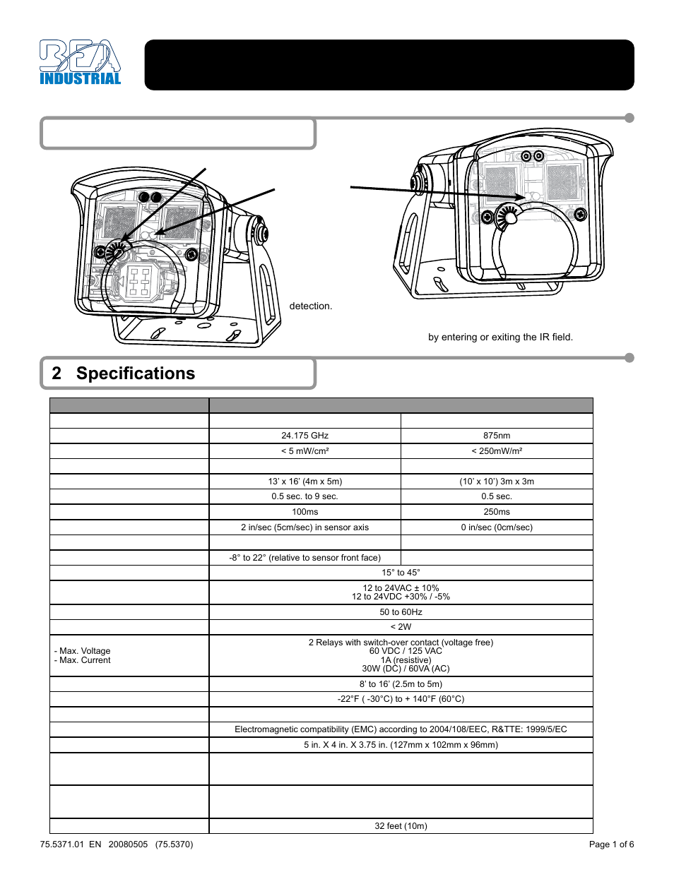 BEA IS40P User Manual | 18 pages