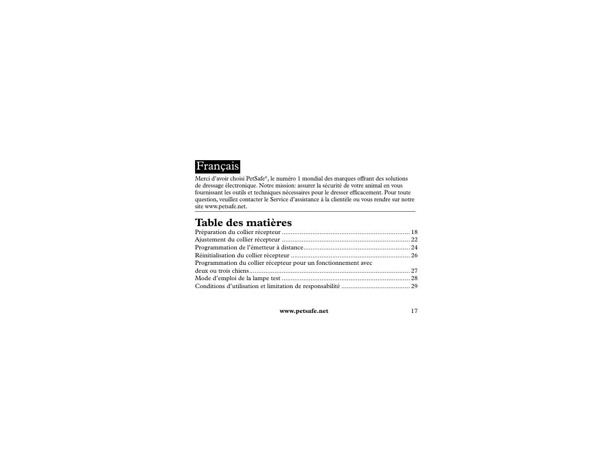 Petsafe 400 m Remote Trainer Add-A-Dog User Manual | Page 17 / 92