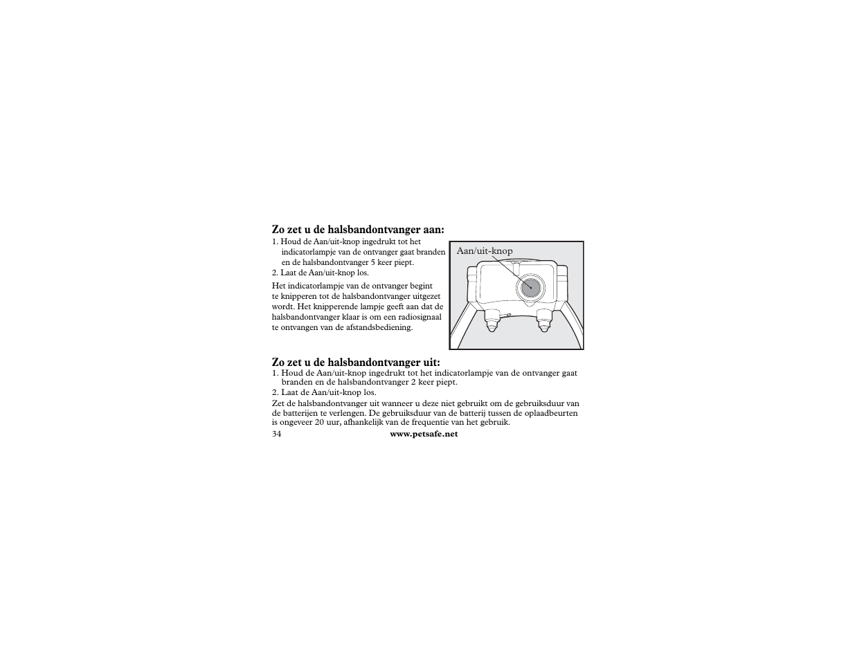 Petsafe 400 m Remote Trainer Add-A-Dog User Manual | Page 34 / 92