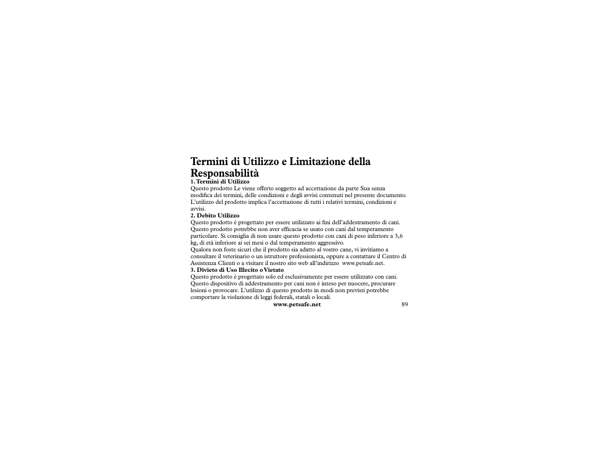 Petsafe 400 m Remote Trainer Add-A-Dog User Manual | Page 89 / 92
