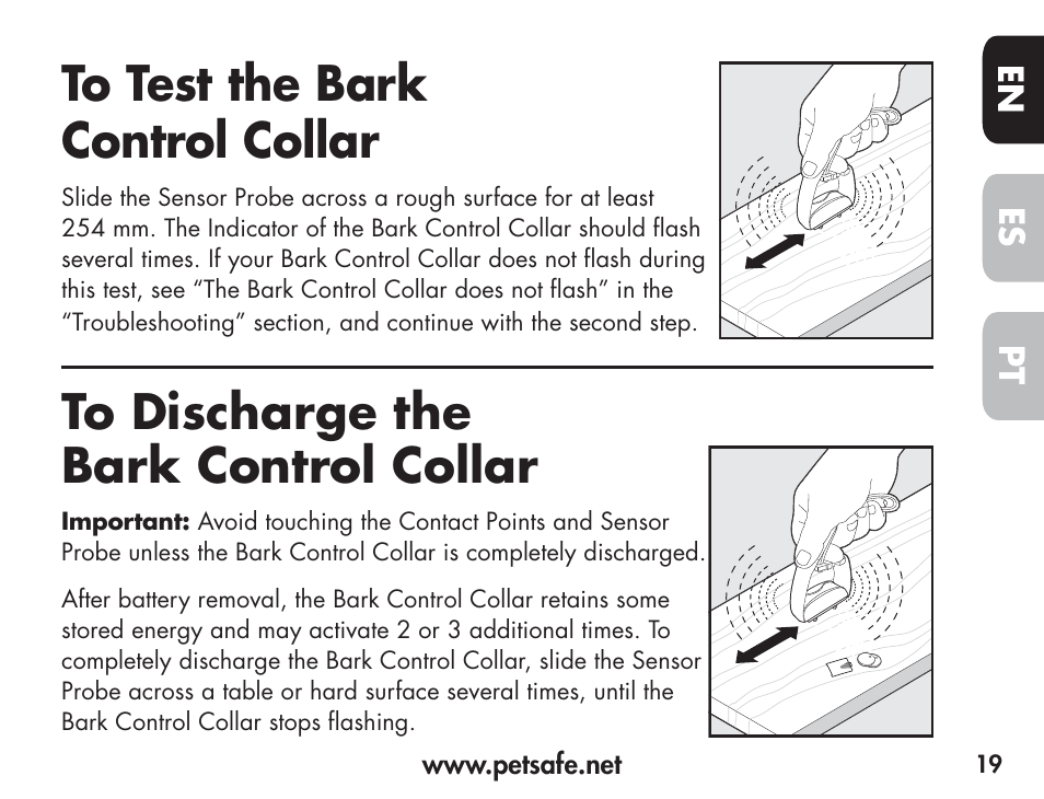 Petsafe Barkender Bark Control Collar User Manual | Page 19 / 72