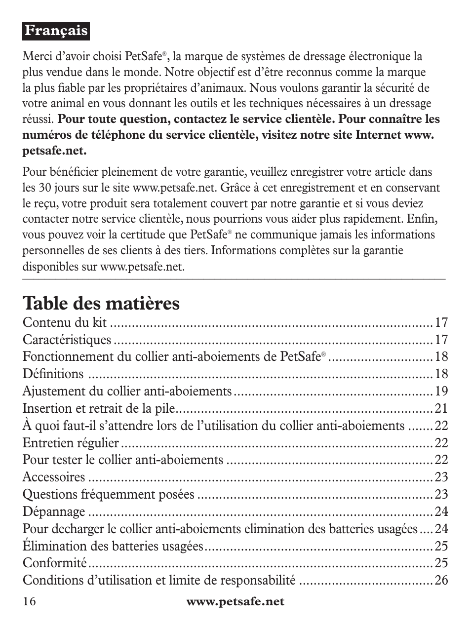 Petsafe Basic Bark Control Collar User Manual | Page 16 / 80