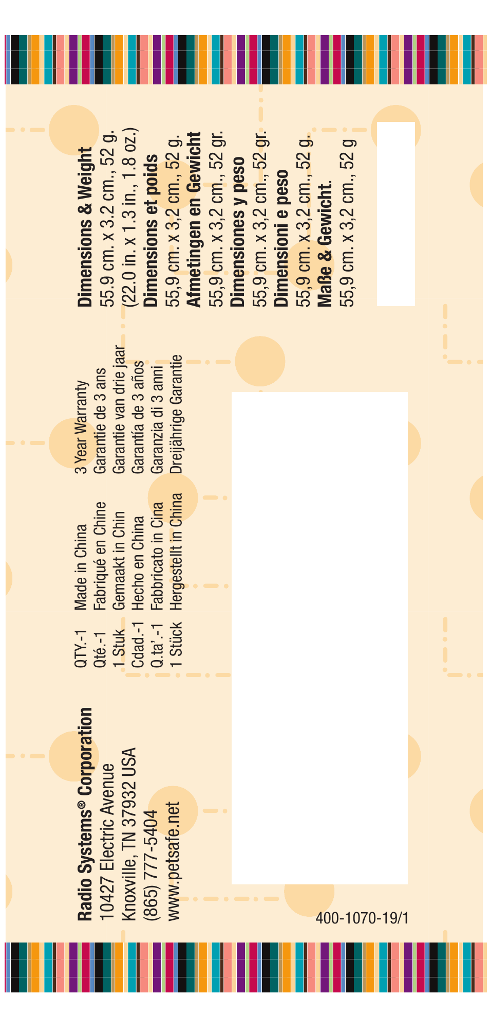 Petsafe cinch-it Collar User Manual | Page 20 / 20