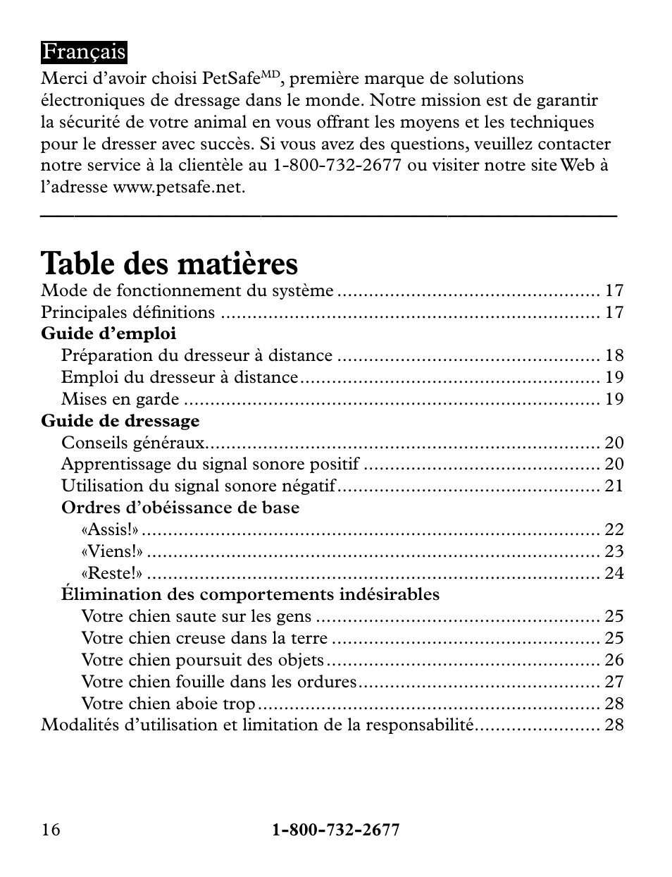 Petsafe Collarless Remote Trainer User Manual | Page 16 / 88