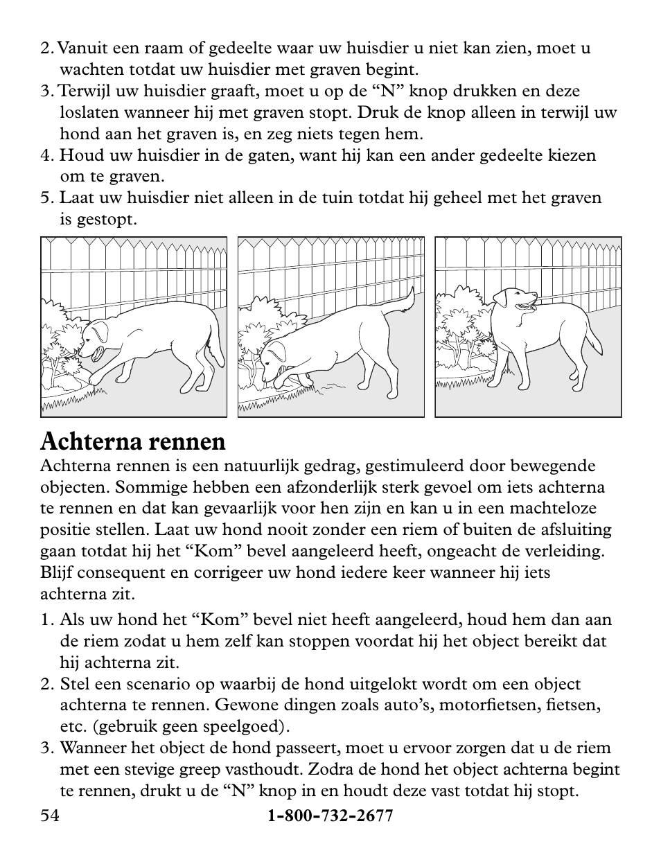 Achterna rennen | Petsafe Collarless Remote Trainer User Manual | Page 54 / 88