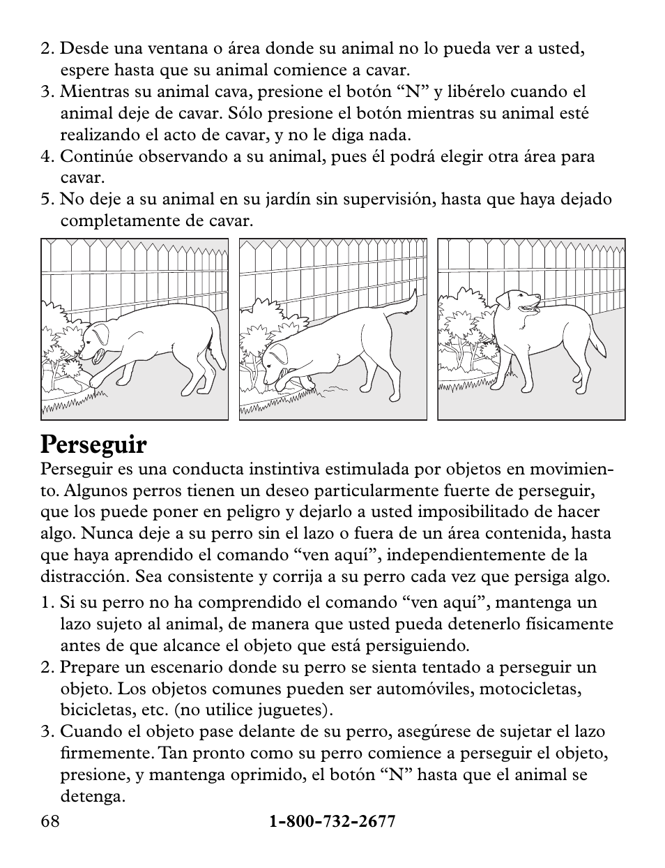 Perseguir | Petsafe Collarless Remote Trainer User Manual | Page 68 / 88
