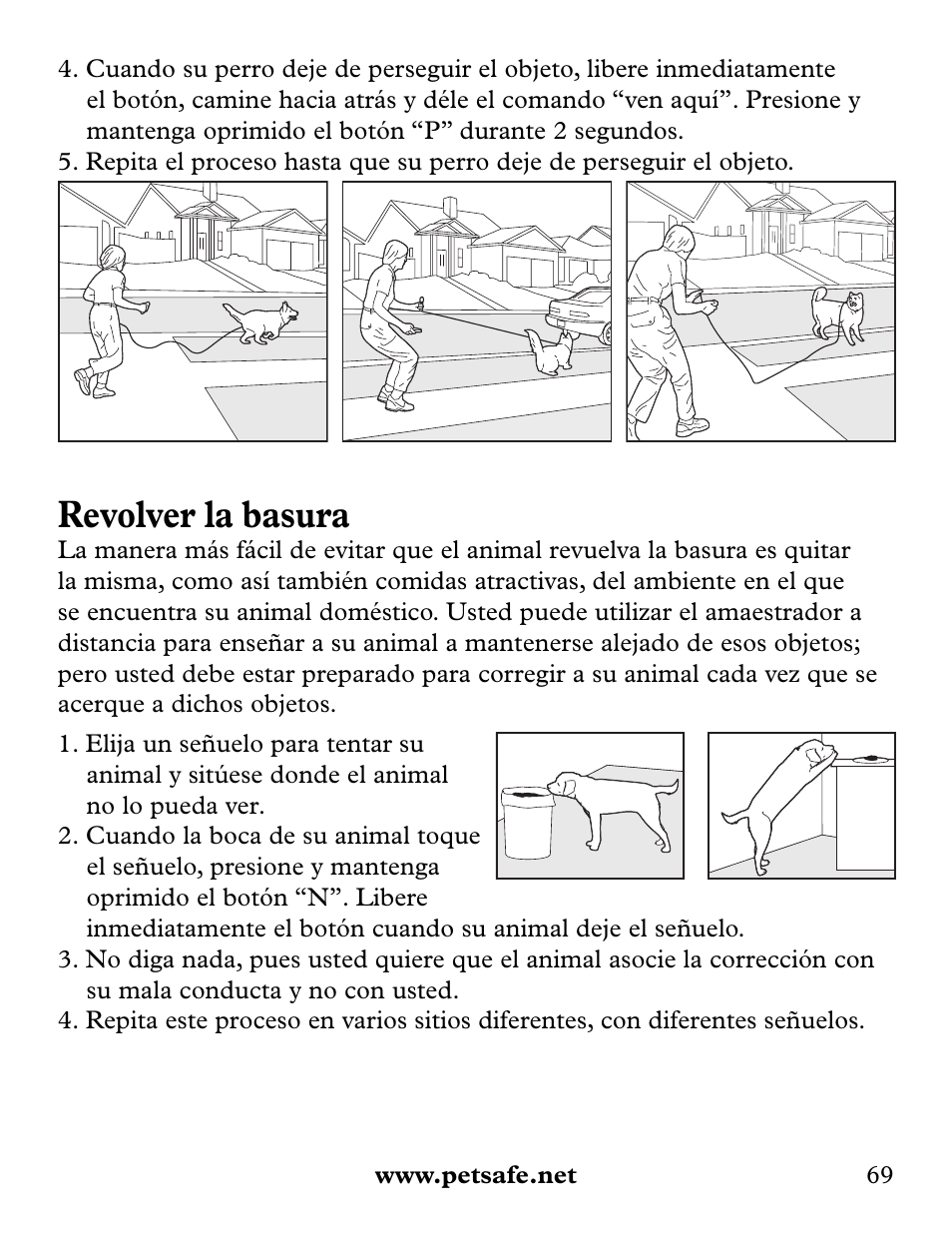 Revolver la basura | Petsafe Collarless Remote Trainer User Manual | Page 69 / 88