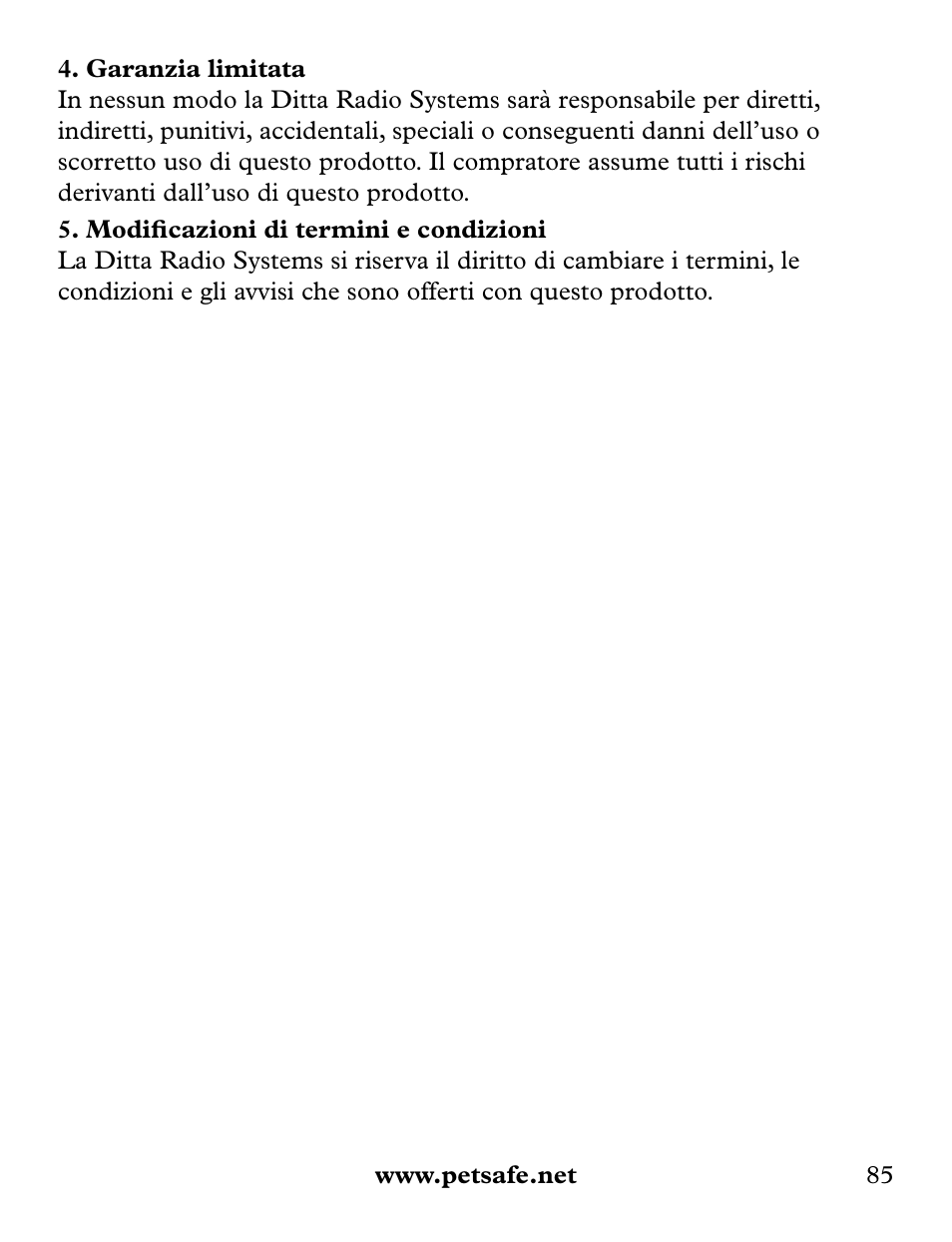 Petsafe Collarless Remote Trainer User Manual | Page 85 / 88