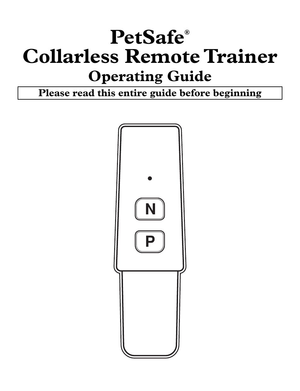 Petsafe Collarless Remote Trainer User Manual | 16 pages