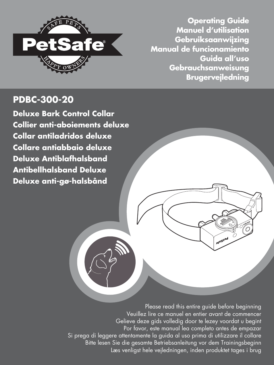 Petsafe Deluxe Bark Control User Manual | 96 pages