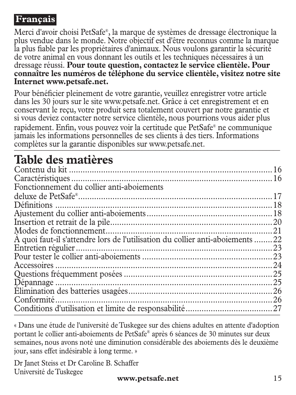 Petsafe Deluxe Bark Control User Manual | Page 15 / 96