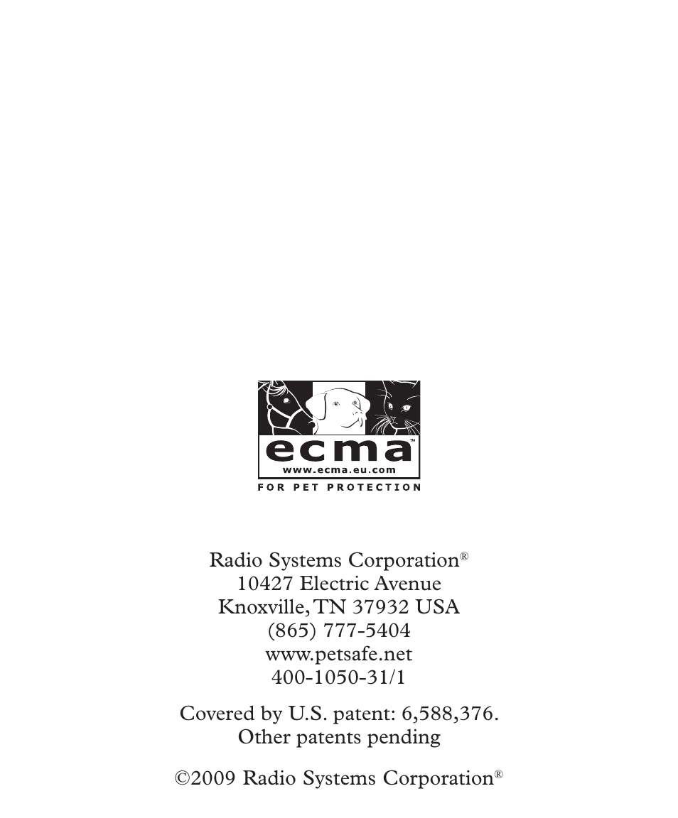 Petsafe Deluxe Big Dog Bark Control User Manual | Page 120 / 120