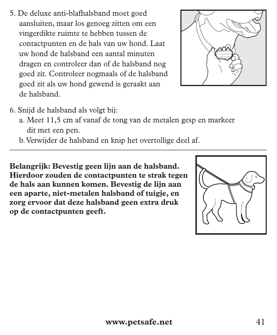 Petsafe Deluxe Big Dog Bark Control User Manual | Page 41 / 120