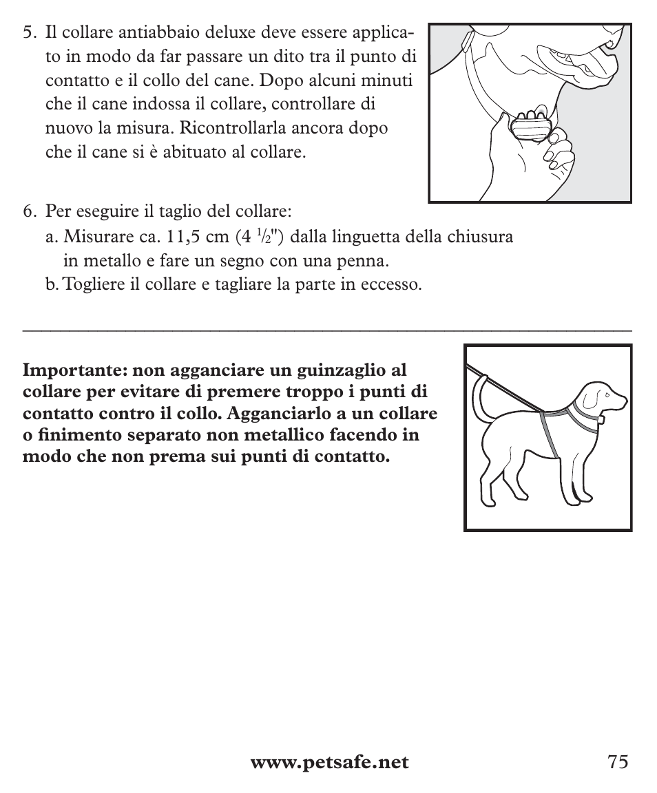 Petsafe Deluxe Big Dog Bark Control User Manual | Page 75 / 120