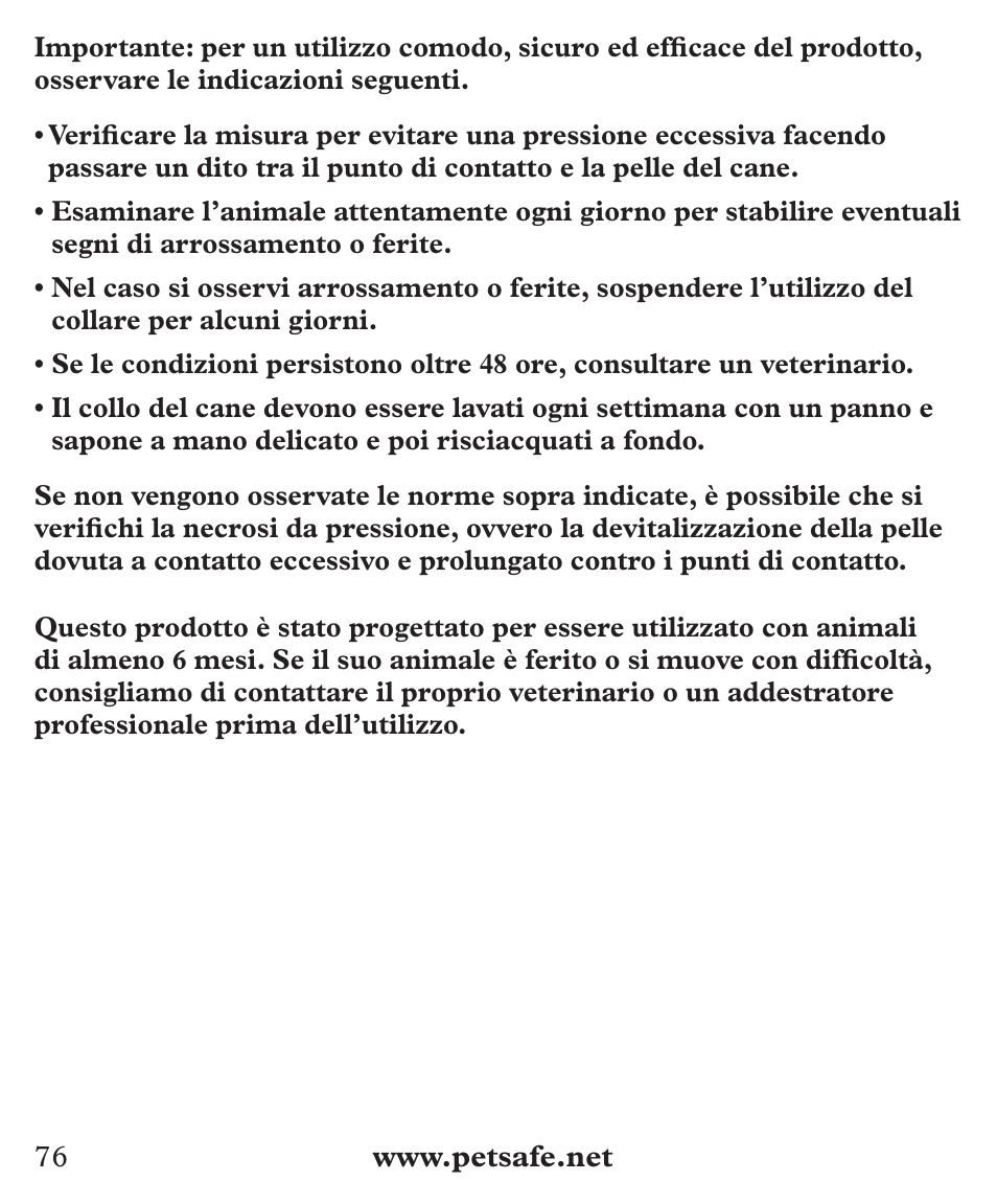 Petsafe Deluxe Big Dog Bark Control User Manual | Page 76 / 120