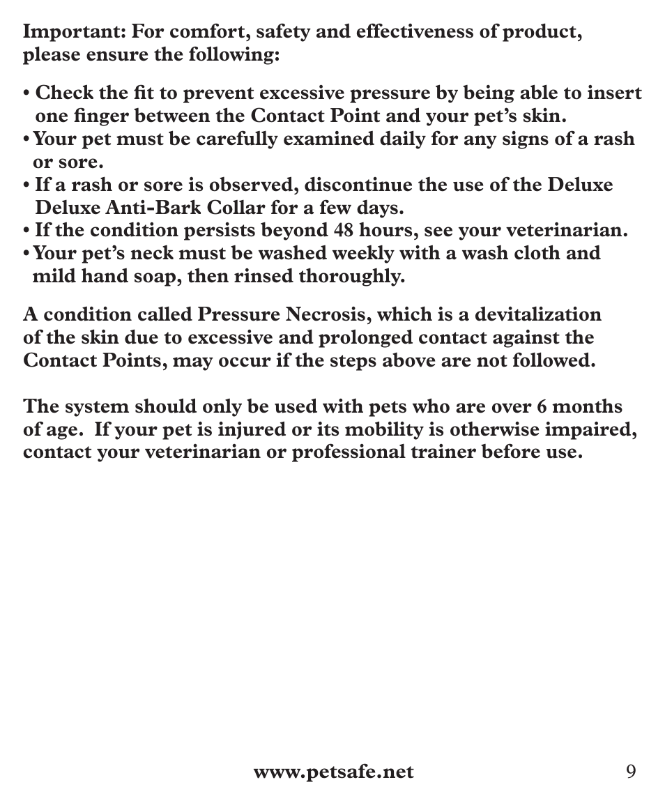 Petsafe Deluxe Big Dog Bark Control User Manual | Page 9 / 120