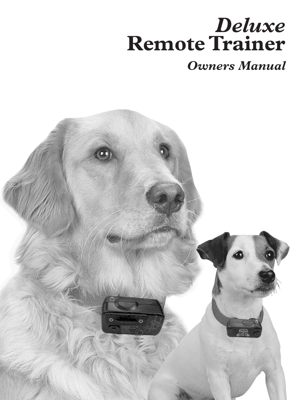 Petsafe Deluxe Big Dog Remote Trainer User Manual | 8 pages