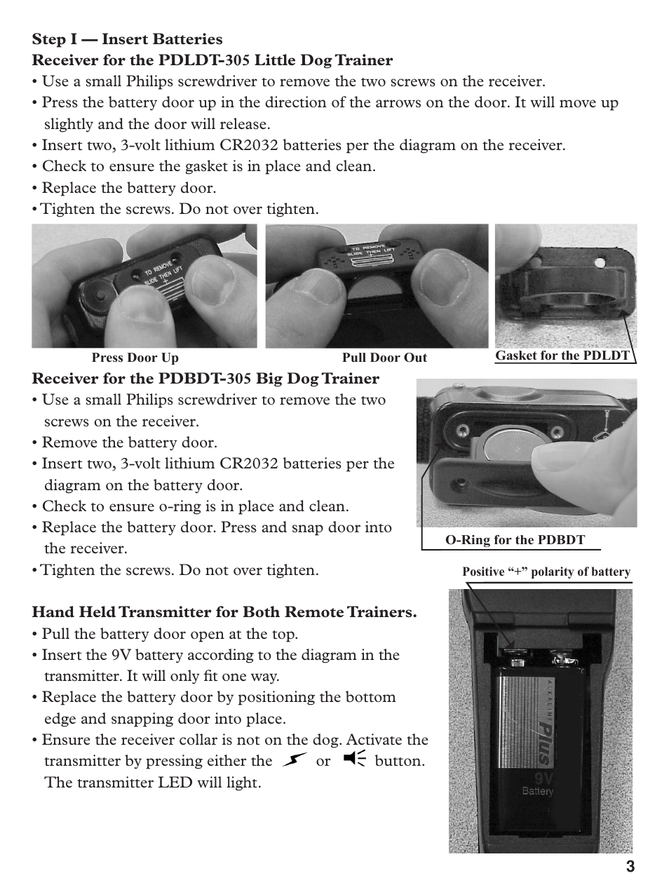 Petsafe Deluxe Big Dog Remote Trainer User Manual | Page 3 / 8