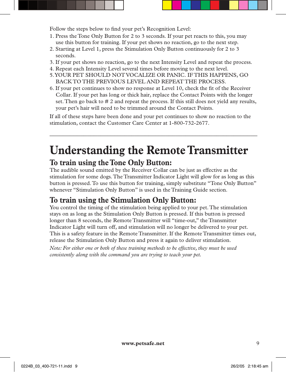 Understanding the remote transmitter | Petsafe Deluxe Big Dog Remote Trainer User Manual | Page 9 / 56