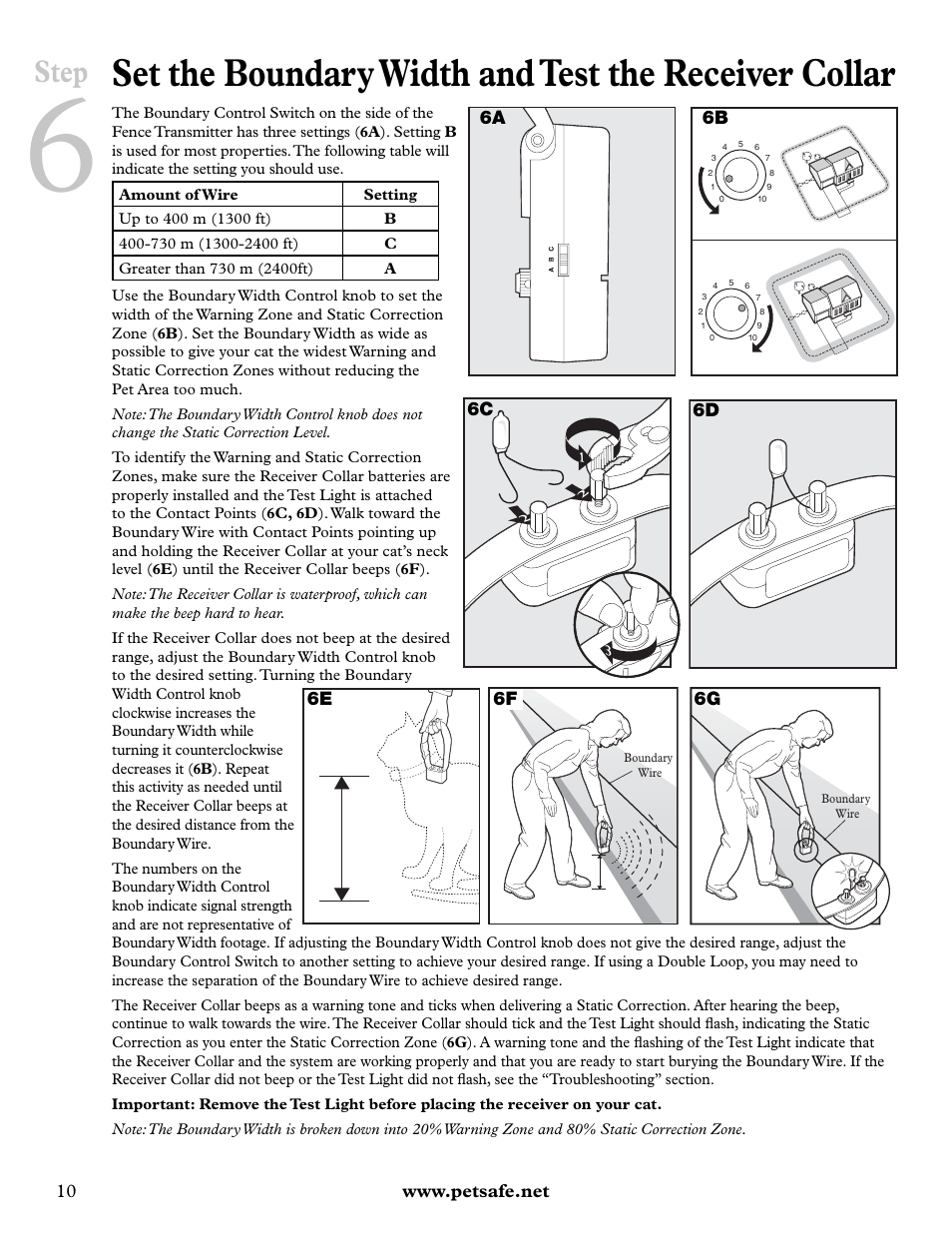 Step | Petsafe Deluxe In-Ground Cat Fence™ User Manual | Page 10 / 112