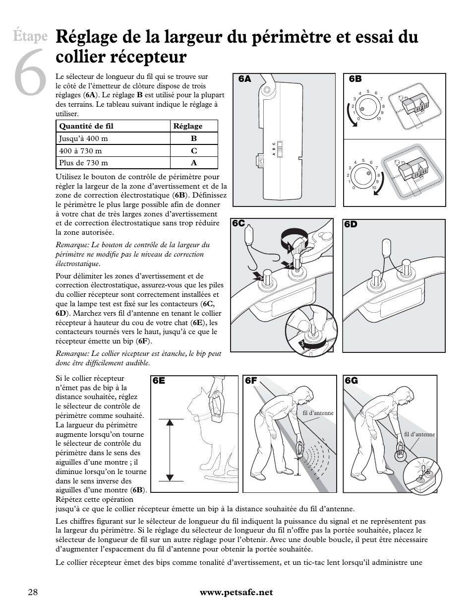 Étape | Petsafe Deluxe In-Ground Cat Fence™ User Manual | Page 28 / 112
