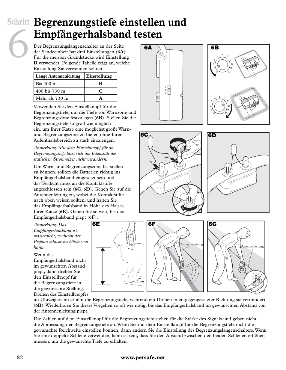 Schritt | Petsafe Deluxe In-Ground Cat Fence™ User Manual | Page 82 / 112