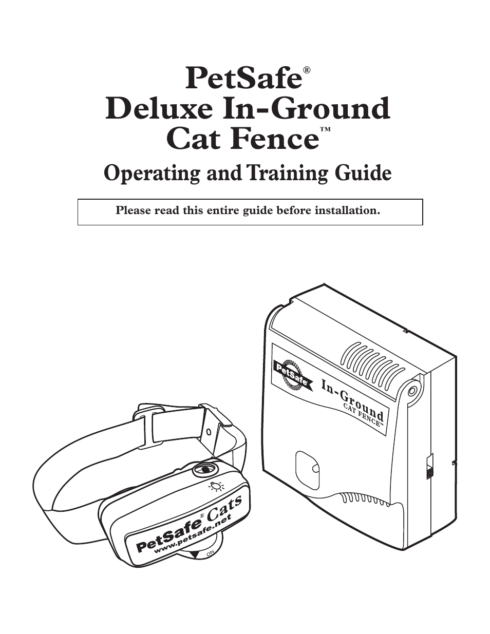 Petsafe Deluxe In-Ground Cat Fence™ User Manual | 24 pages