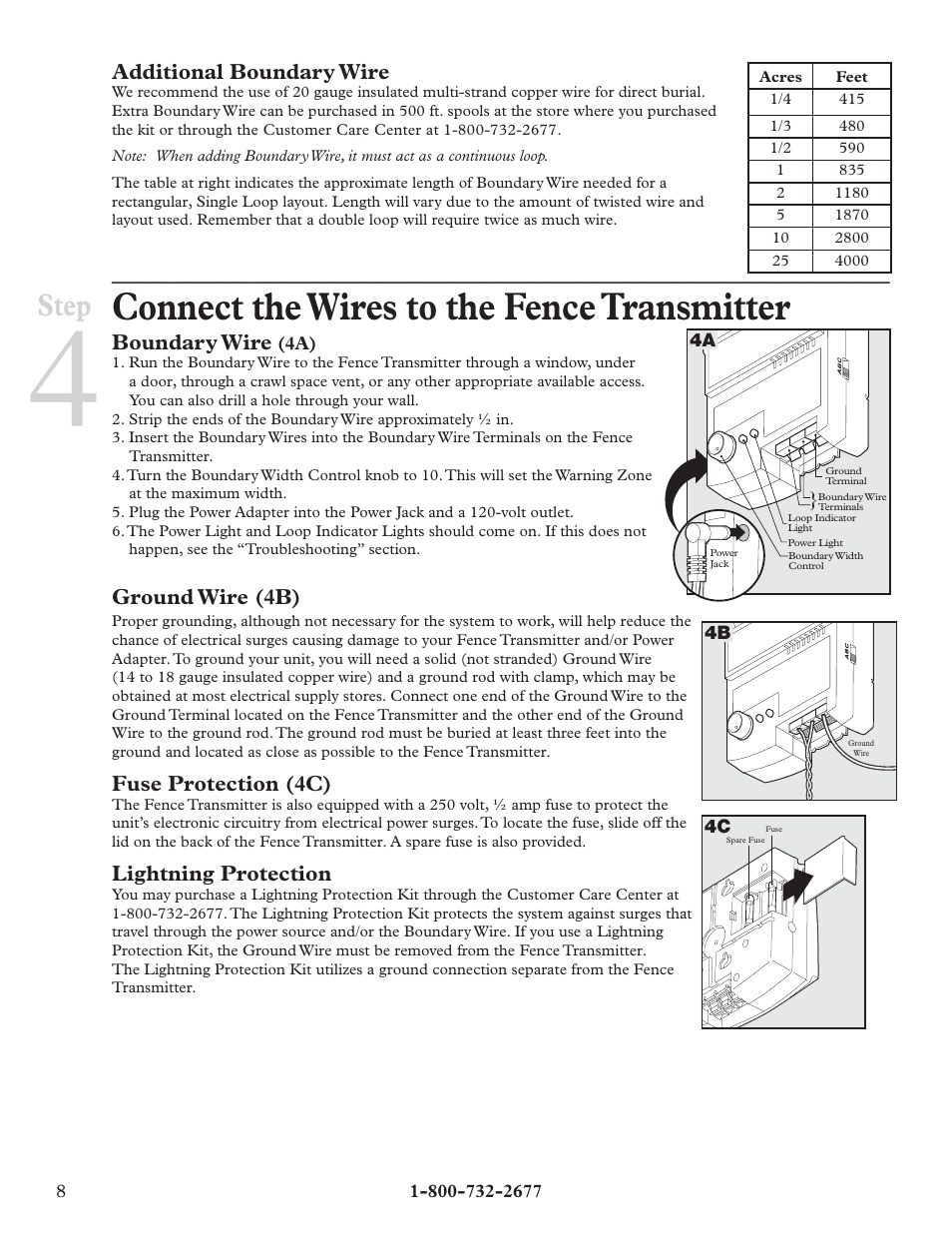 Connect the wires to the fence transmitter, Step | Petsafe Deluxe In-Ground Cat Fence™ User Manual | Page 8 / 24