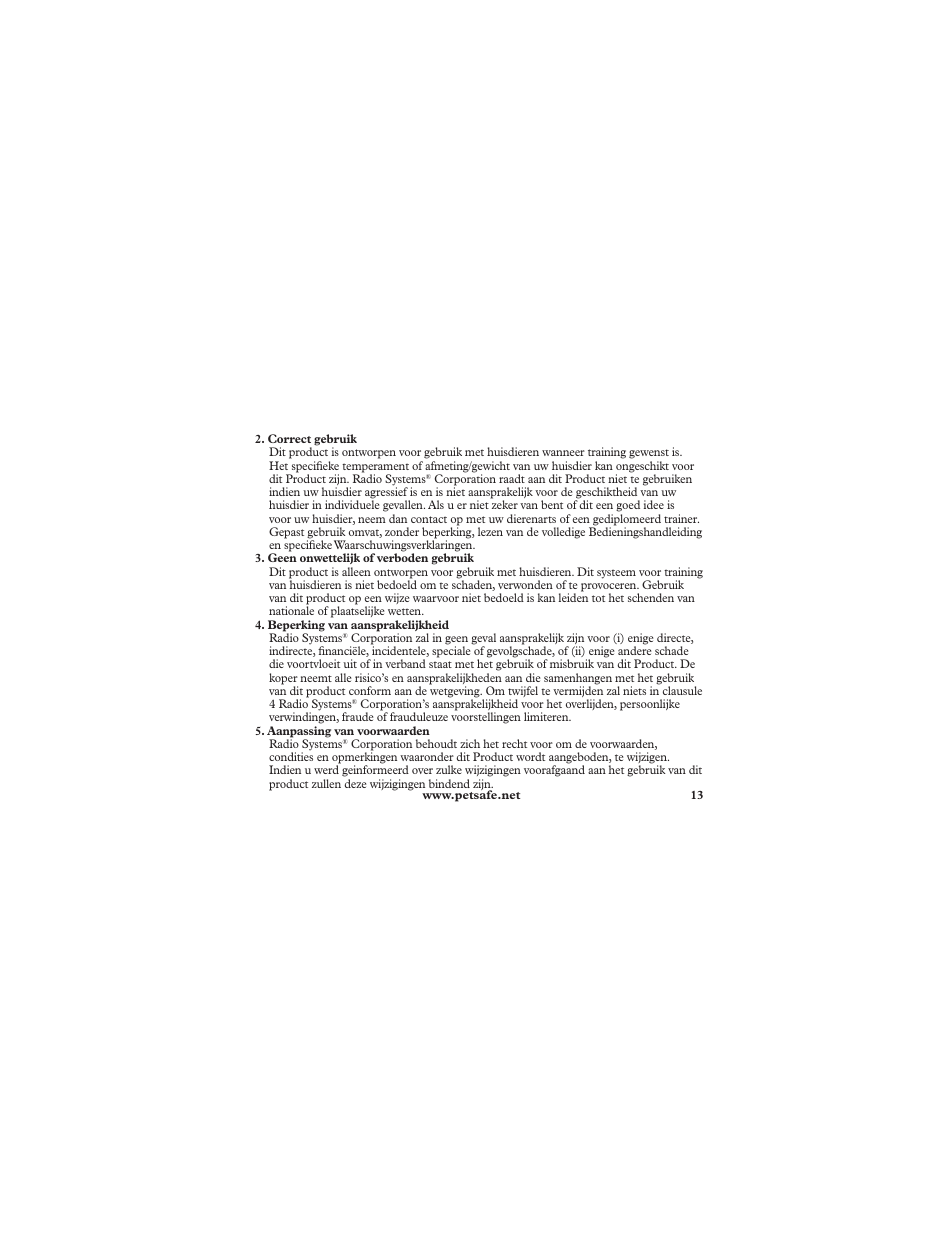 Petsafe Deluxe In-Ground Cat Fence™ Extra Receiver Collar User Manual | Page 13 / 32