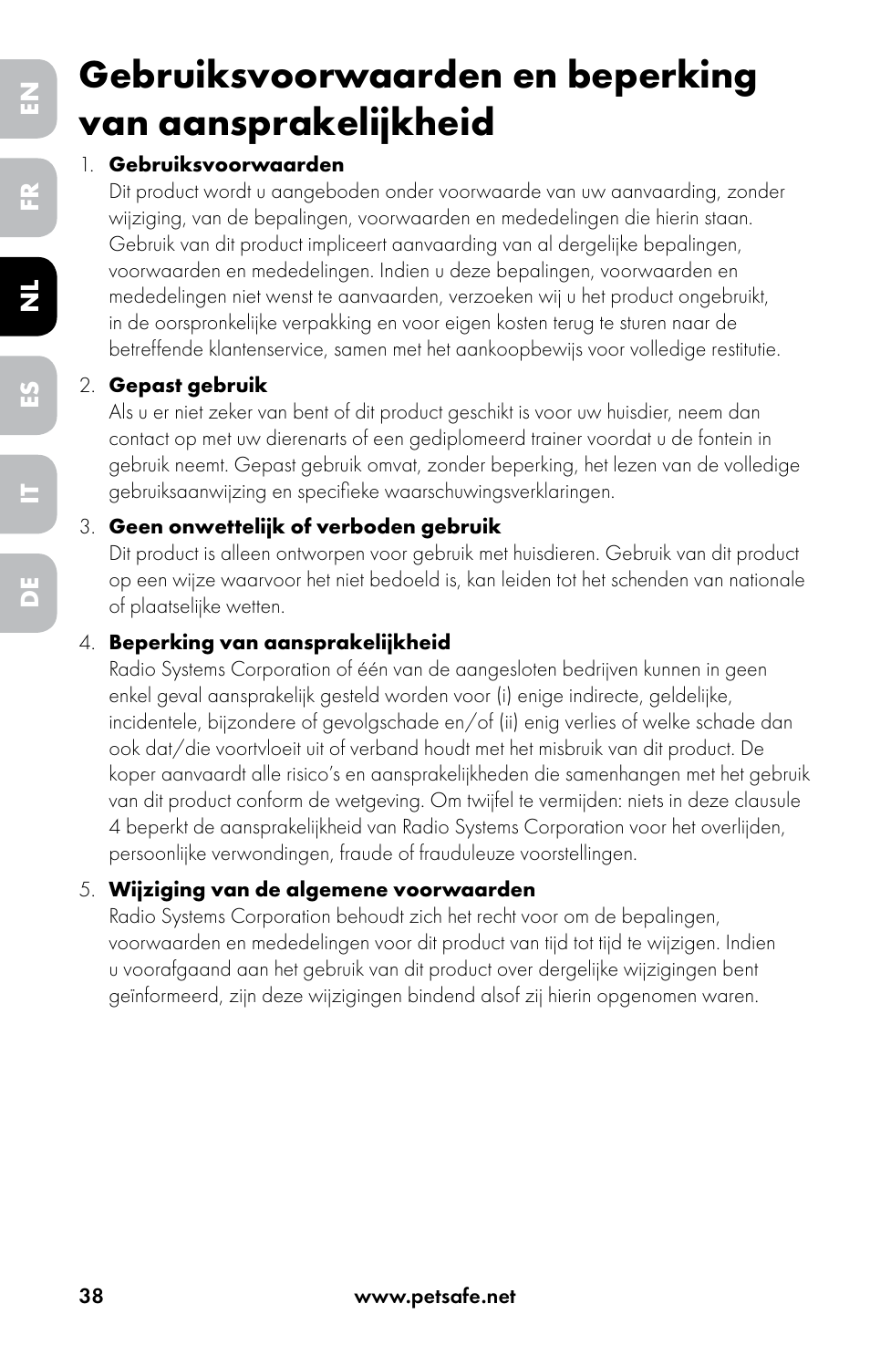 Petsafe Drinkwell® Original Pet Fountain User Manual | Page 38 / 76