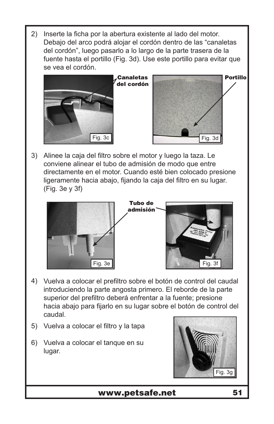 Petsafe Drinkwell® Platinum Pet Fountain User Manual | Page 51 / 85