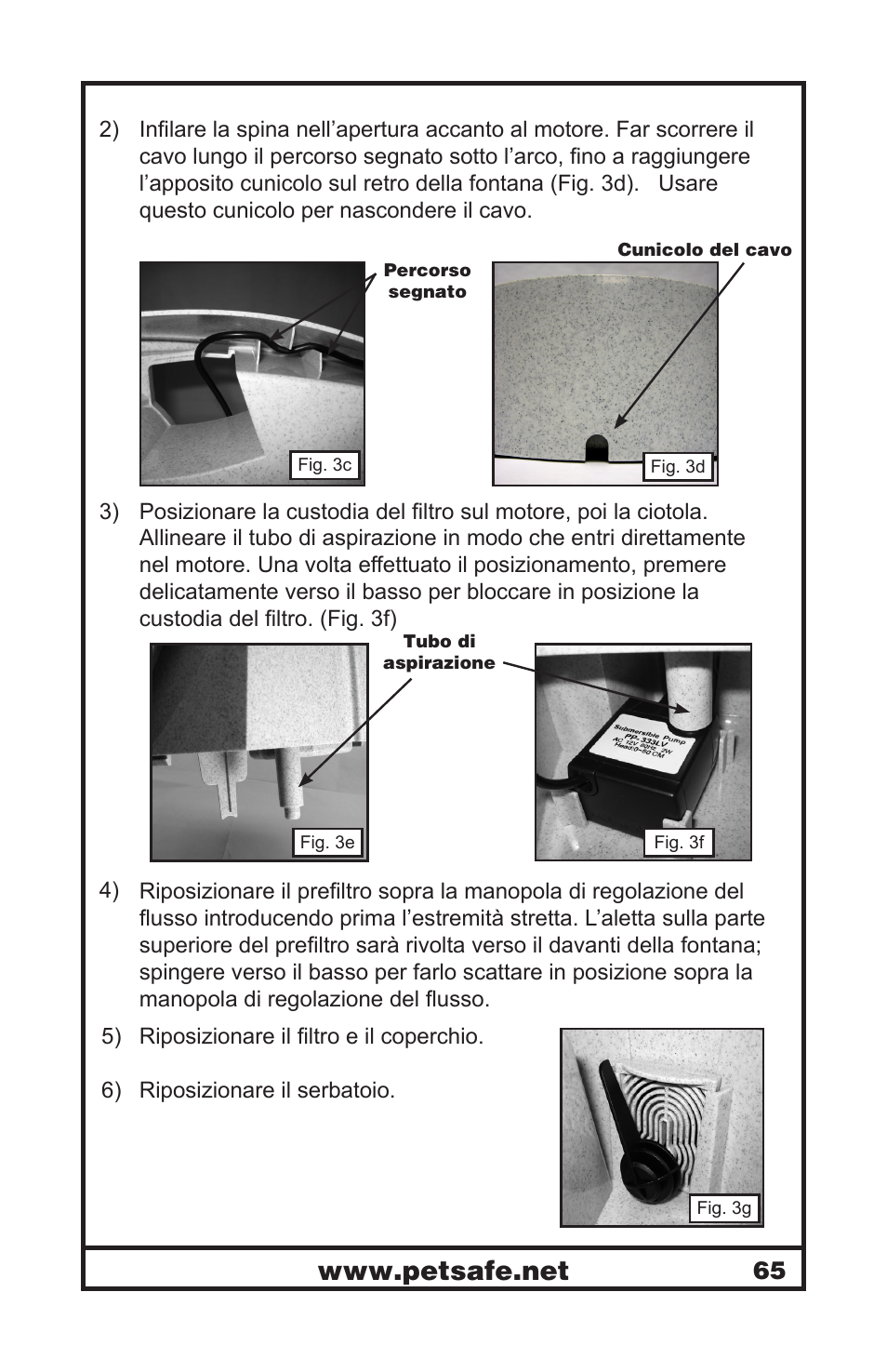 Petsafe Drinkwell® Platinum Pet Fountain User Manual | Page 65 / 85