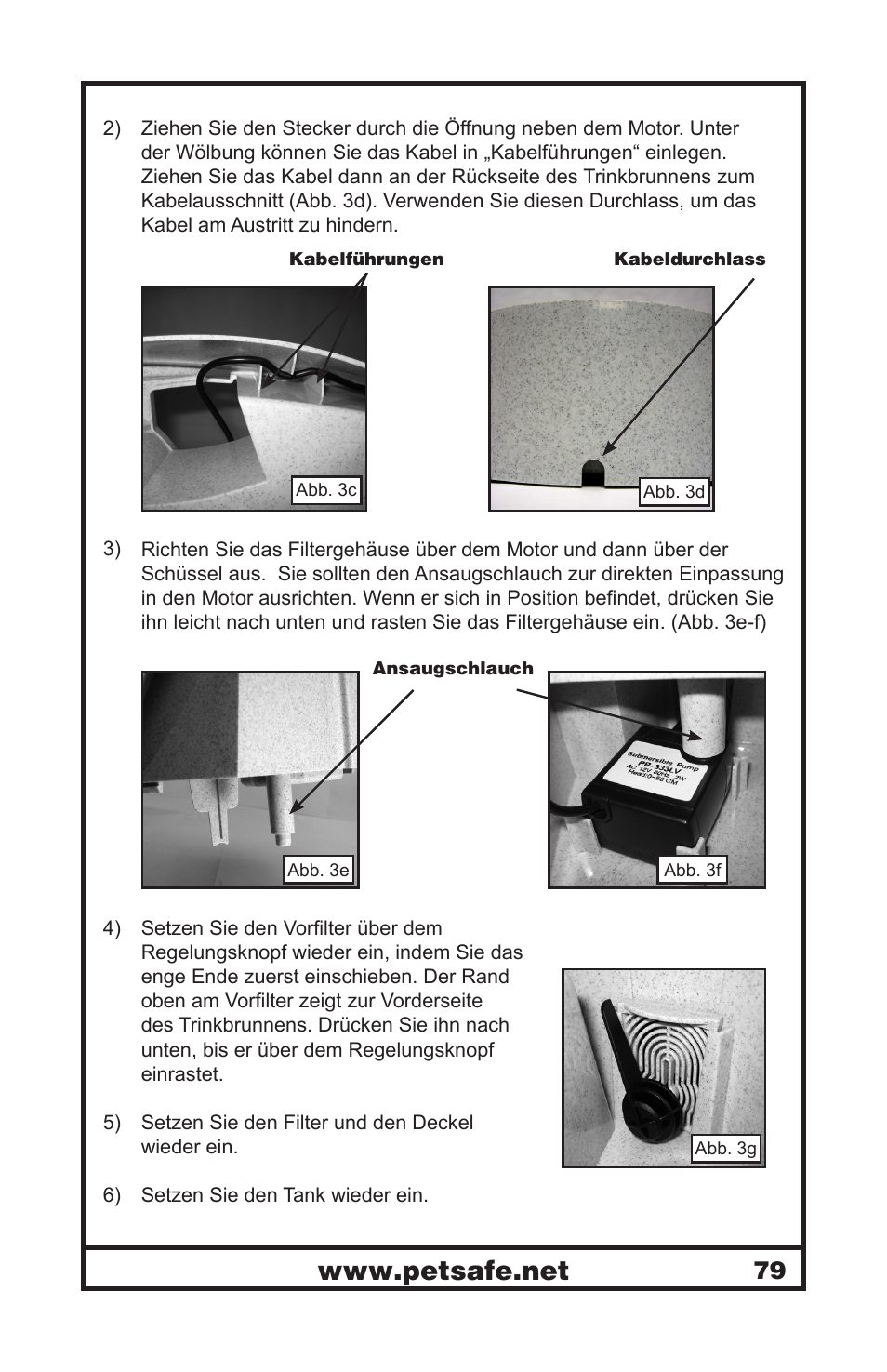 Petsafe Drinkwell® Platinum Pet Fountain User Manual | Page 79 / 85