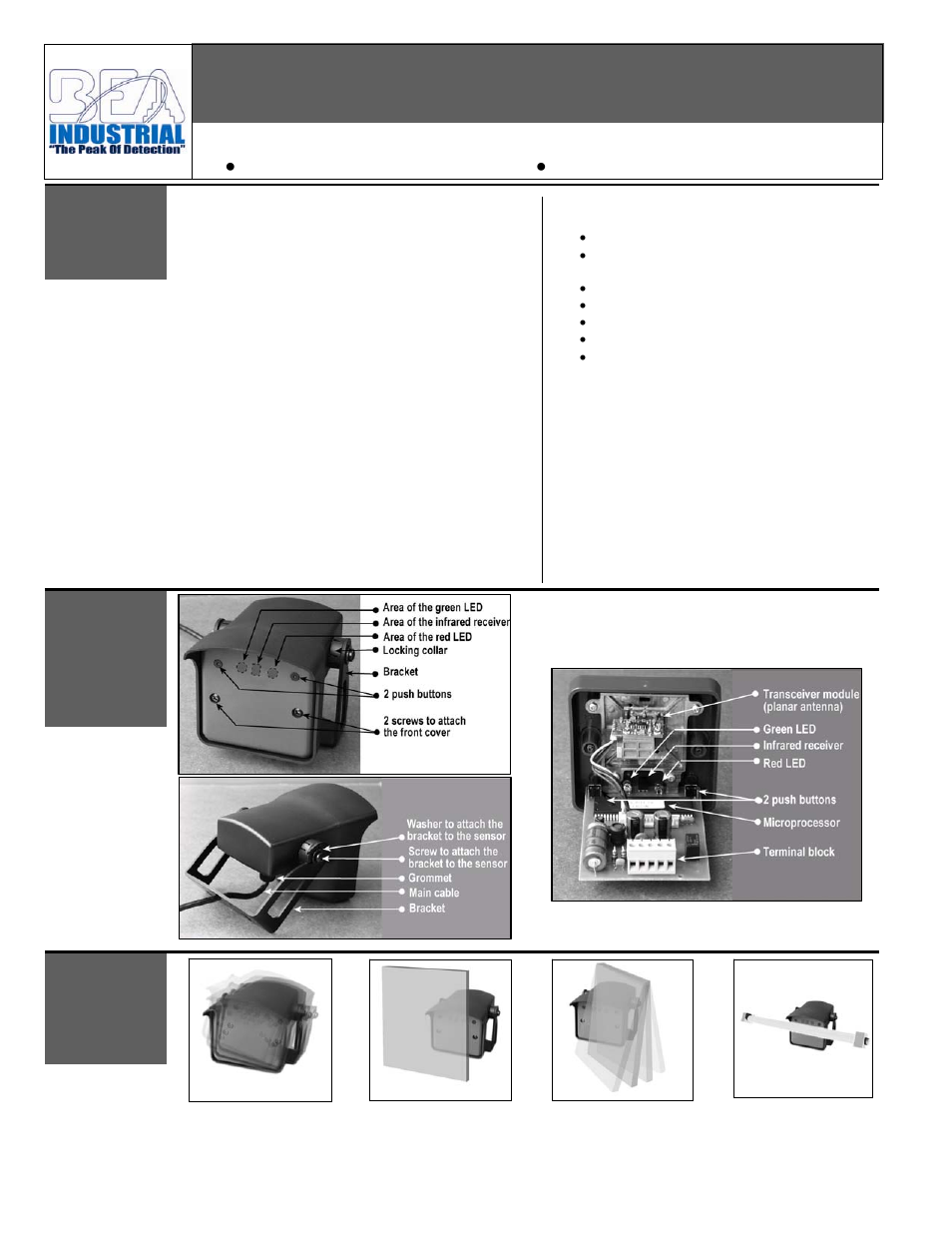 BEA FALCON XL User Manual | 7 pages