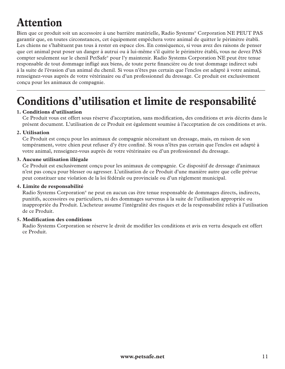 Attention | Petsafe E-Z Roof™ - 7.5’ x 13’ User Manual | Page 11 / 16
