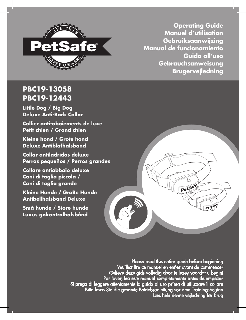 Petsafe Elite Big Dog Bark Control User Manual | 88 pages