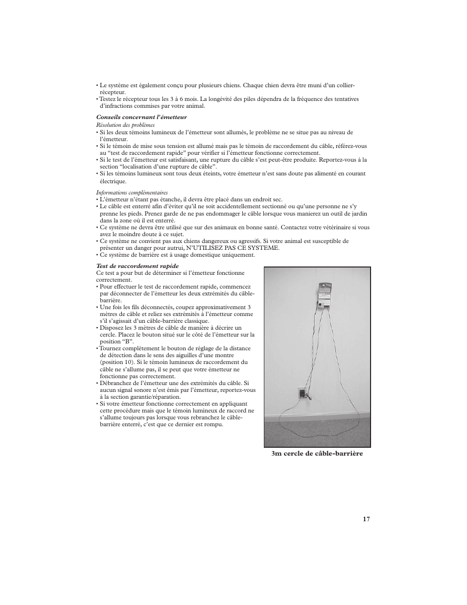 Petsafe In-Ground Fence™ (Older Model) User Manual | Page 17 / 72
