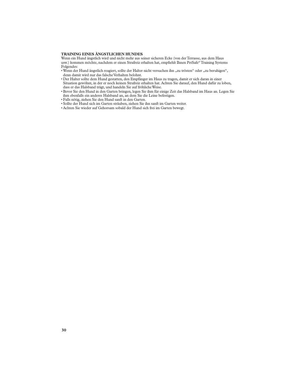 Petsafe In-Ground Fence™ (Older Model) User Manual | Page 30 / 72