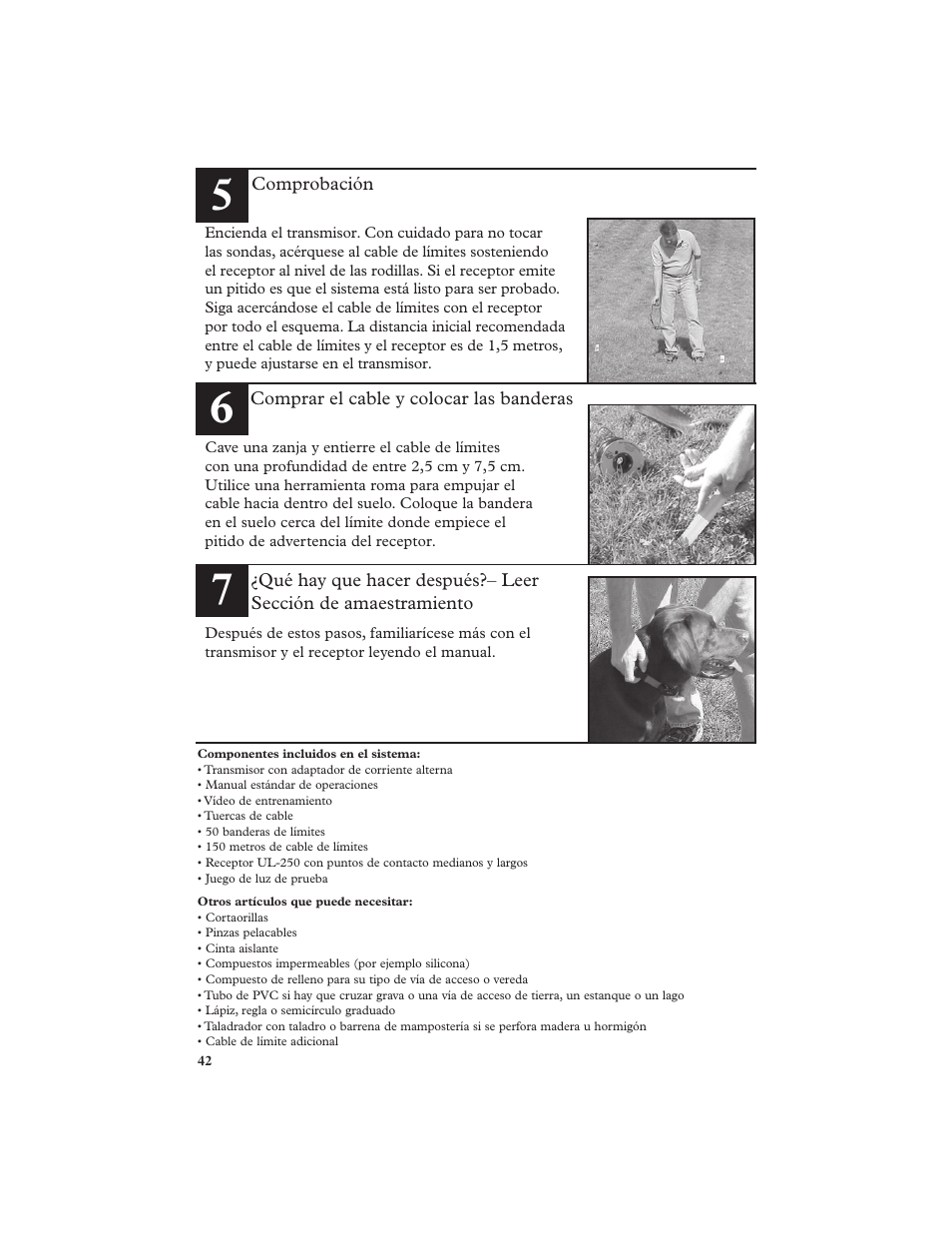 Petsafe In-Ground Fence™ (Older Model) User Manual | Page 42 / 72